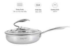 Chảo inox Kalite KL826V 26cm