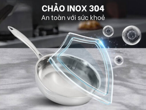 chảo inox kalite kl826v 26cm