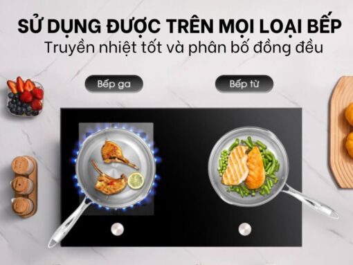 chảo inox kalite kl826v 26cm