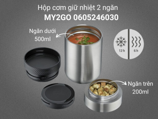 hộp cơm giữ nhiệt 2 ngăn wmf my2go 0605246030 (2)