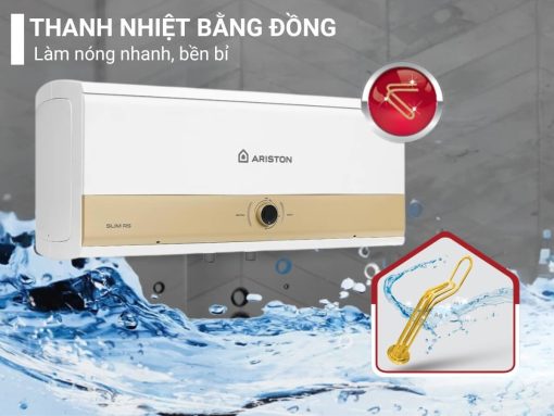 máy nước nóng ariston slim3 30 rs mt