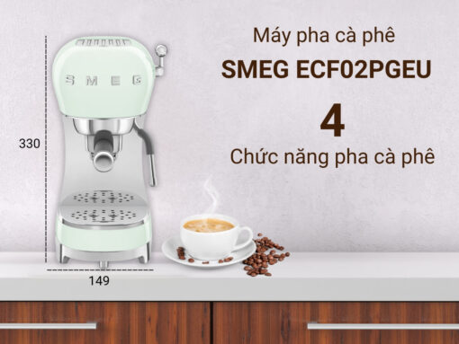 máy pha cà phê smeg ecf02pgeu
