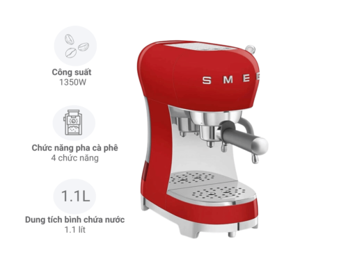 Máy pha cà phê Smeg ECF02RDEU