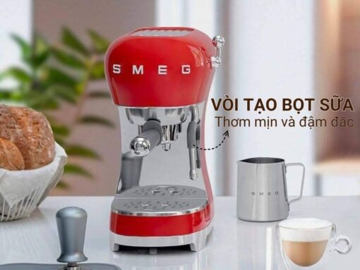 máy pha cà phê smeg ecf02rdeu