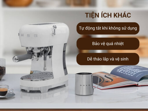 máy pha cà phê smeg ecf02wheu