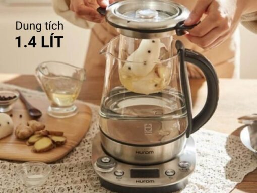 ấm pha trà chưng yến hurom tm-p02fss