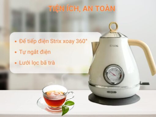 ấm siêu tốc aeg 1.7l (kem)