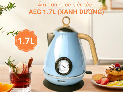 ấm siêu tốc aeg 1.7l (xanh dương)