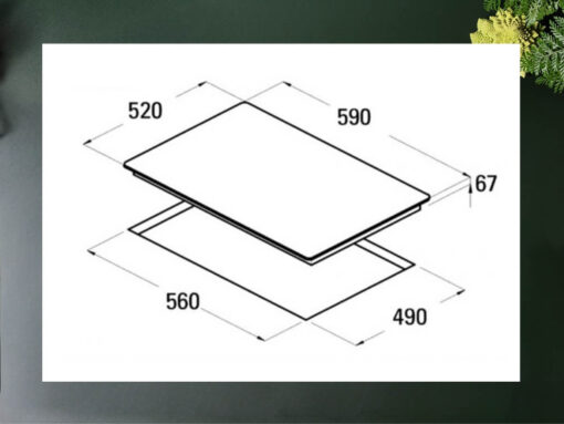 bếp từ cata giga 600 bk