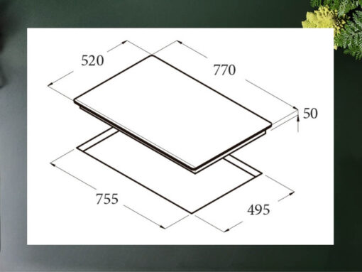 bếp từ cata giga 750 bk