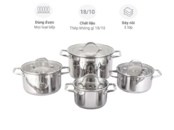 Bộ nồi Fandi Smart Ultra 4 món