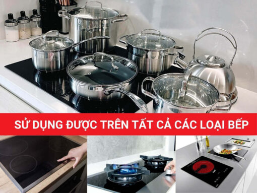 bộ nồi inox kaisa villa kv-6666 6 món