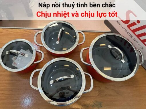 bộ nồi silit passion red 4 món (4) bộ nồi silit passion red 4 món