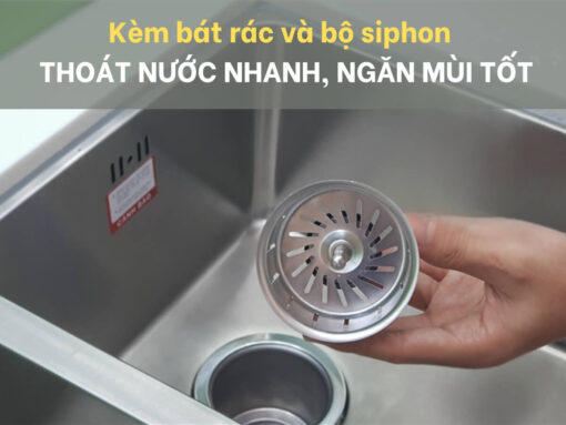 chậu inox malloca ms 6075