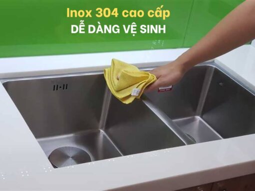 chậu inox malloca ms 6075