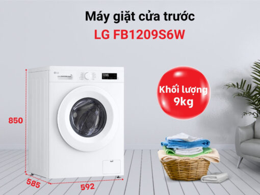 máy giặt lg fb1209s6w