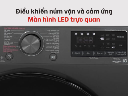 máy giặt lg fv1409s4m 9kg