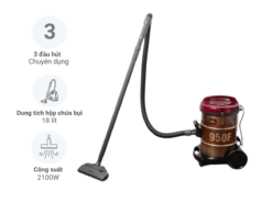 máy hút bụi hitachi cv-950f (đỏ)