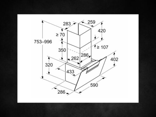 máy hút mùi bosch dwk67fn60