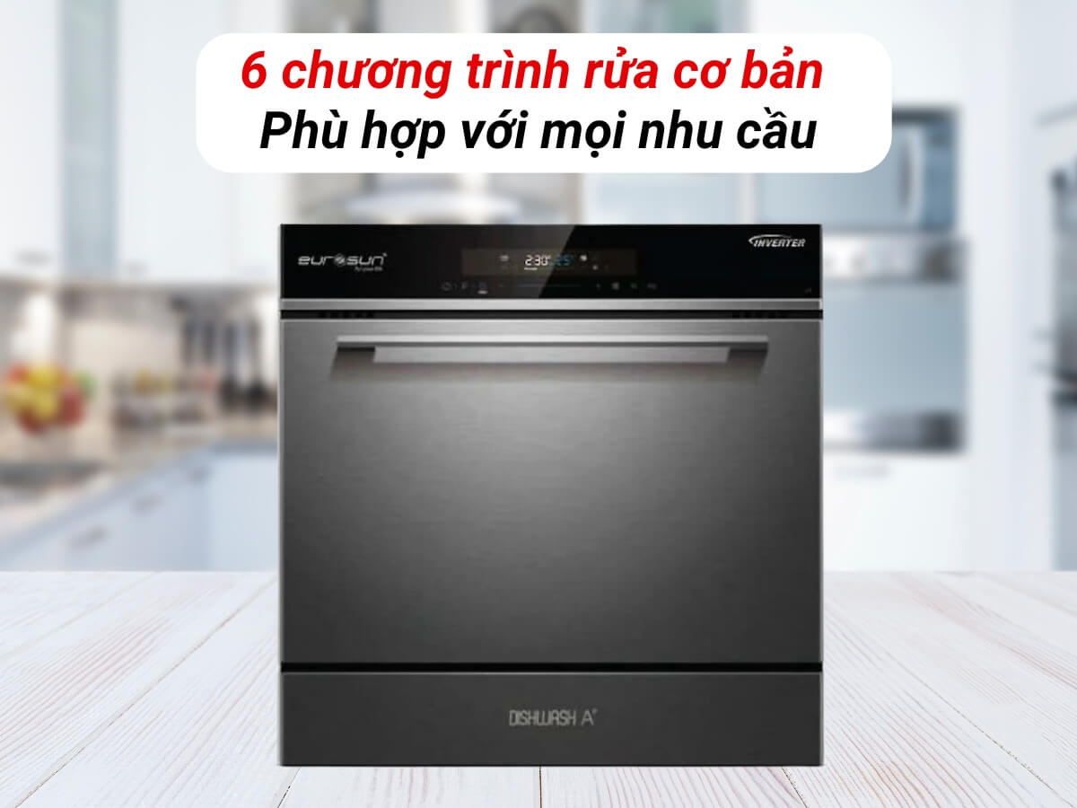 máy rửa chén eurosun sms58eu09bt