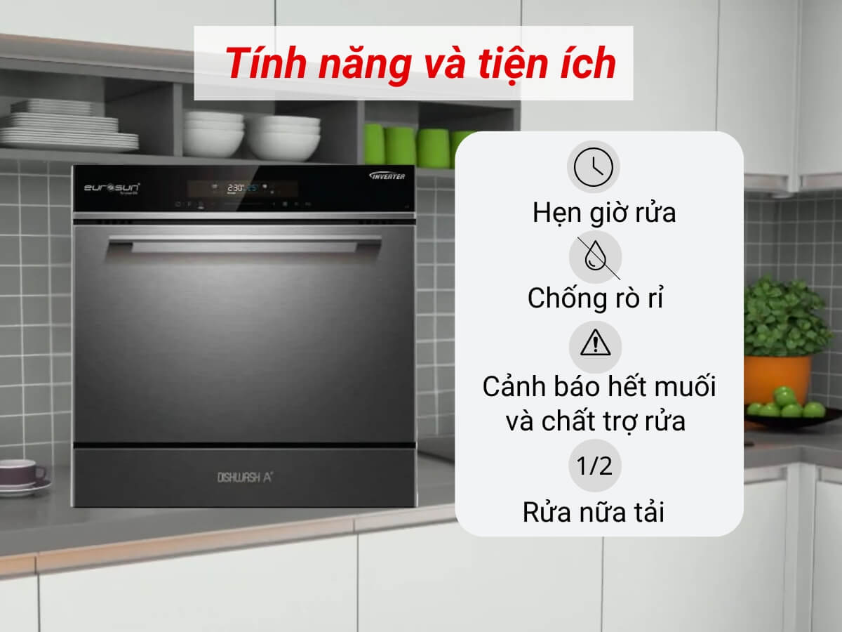 máy rửa chén eurosun sms58eu09bt