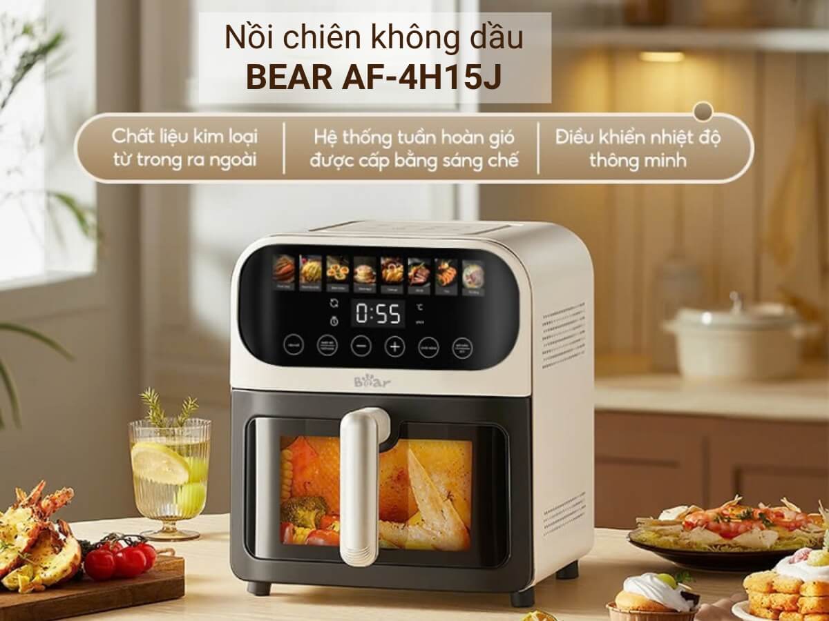 nồi chiên không dầu bear af-4h15j