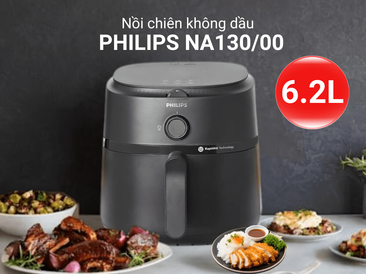 nồi chiên không dầu philips na130