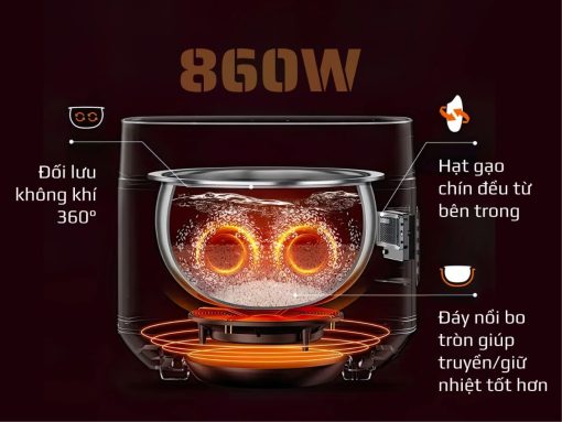 nồi cơm điện tử olivo rc86