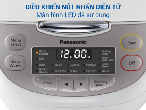 nồi cơm điện tử panasonic sr-cp108nram