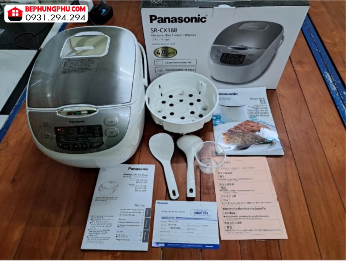 nồi cơm điện tử panasonic sr-cx188sram