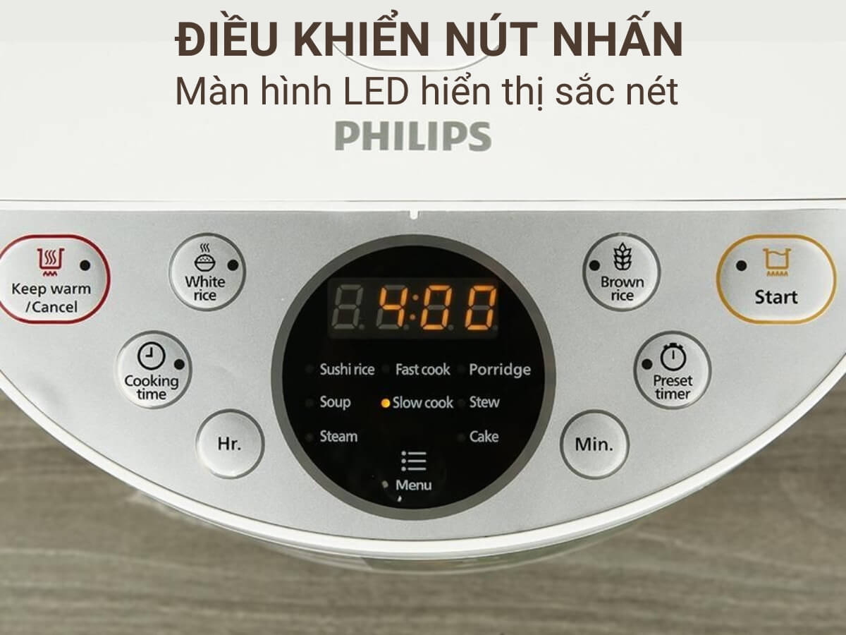 nồi cơm điện tử philips hd4515_55