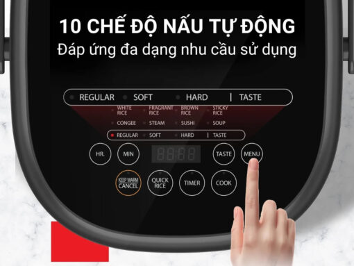 nồi cơm điện tử toshiba rc-18dr4tvn(h)