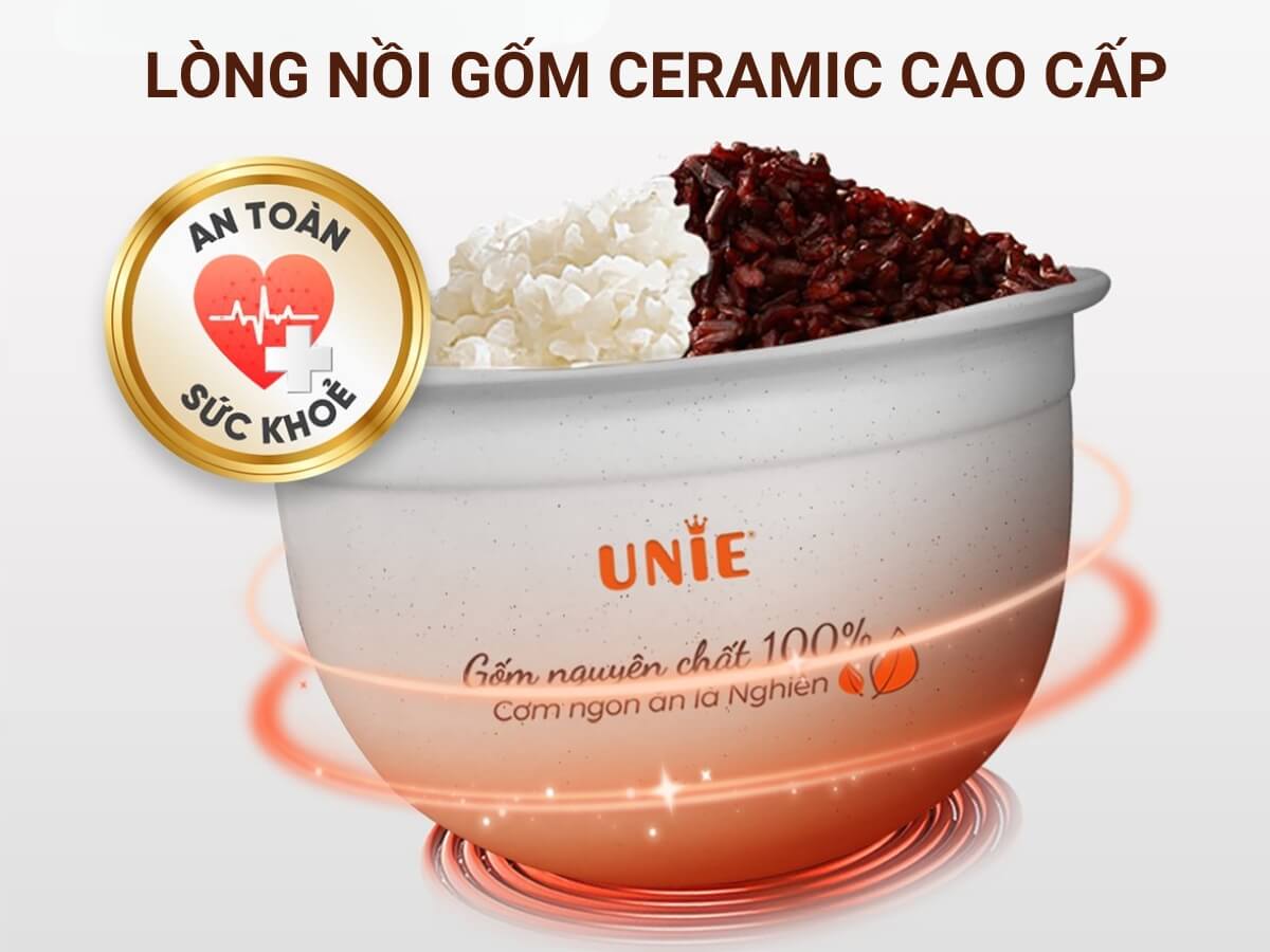 nồi cơm điện tử unie urc815