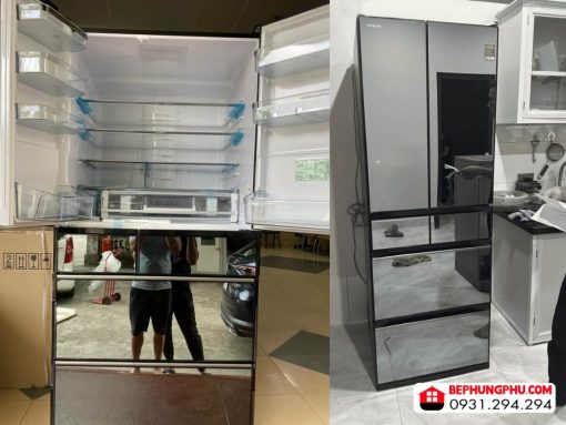 tủ lạnh hitachi r-hw540rv x inverter 540l