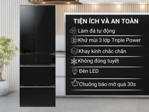 tủ lạnh hitachi r-hw540rv xk inverter 540l