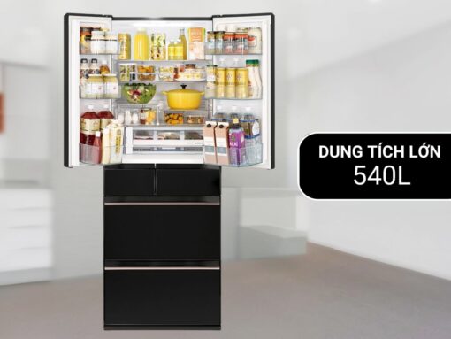 tủ lạnh hitachi r-hw540rv xk inverter 540l