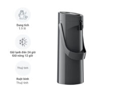 Bình giữ nhiệt Emsa Ponza 1.9L (Đen)