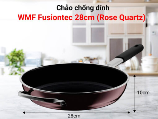 chảo chống dính wmf fusiontec 28cm (rose quartz) (2)