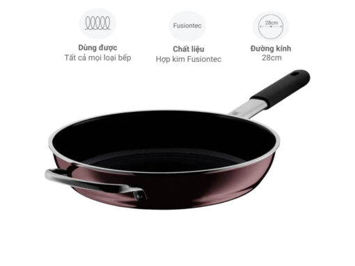 chảo chống dính wmf fusiontec 28cm (rose quartz)