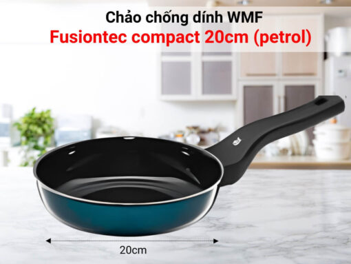 chảo chống dính wmf fusiontec compact 20cm (petrol) (2)