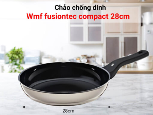 chảo chống dính wmf fusiontec compact 28cm (macadamia) (2)