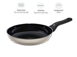 Chảo chống dính WMF Fusiontec Compact 28cm (Macadamia)