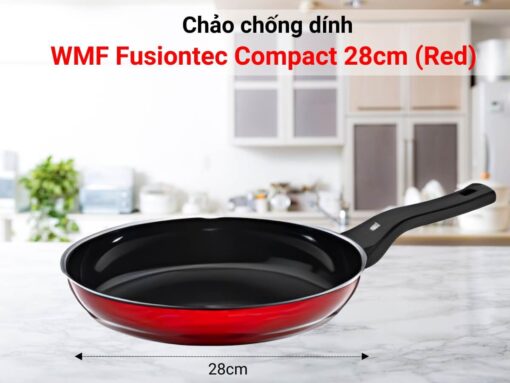 chảo chống dính wmf fusiontec compact 28cm (red) (2)