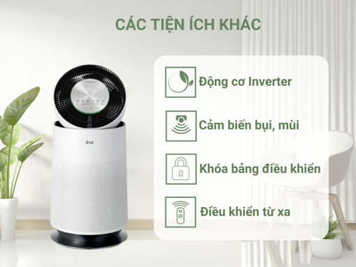 máy lọc không khí lg puricare as65gdwh0