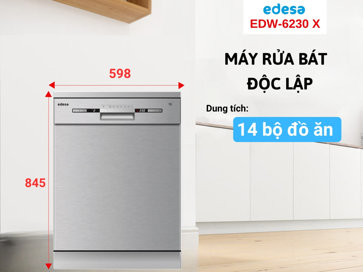 may rua chen edesa edw 6230 x 2
