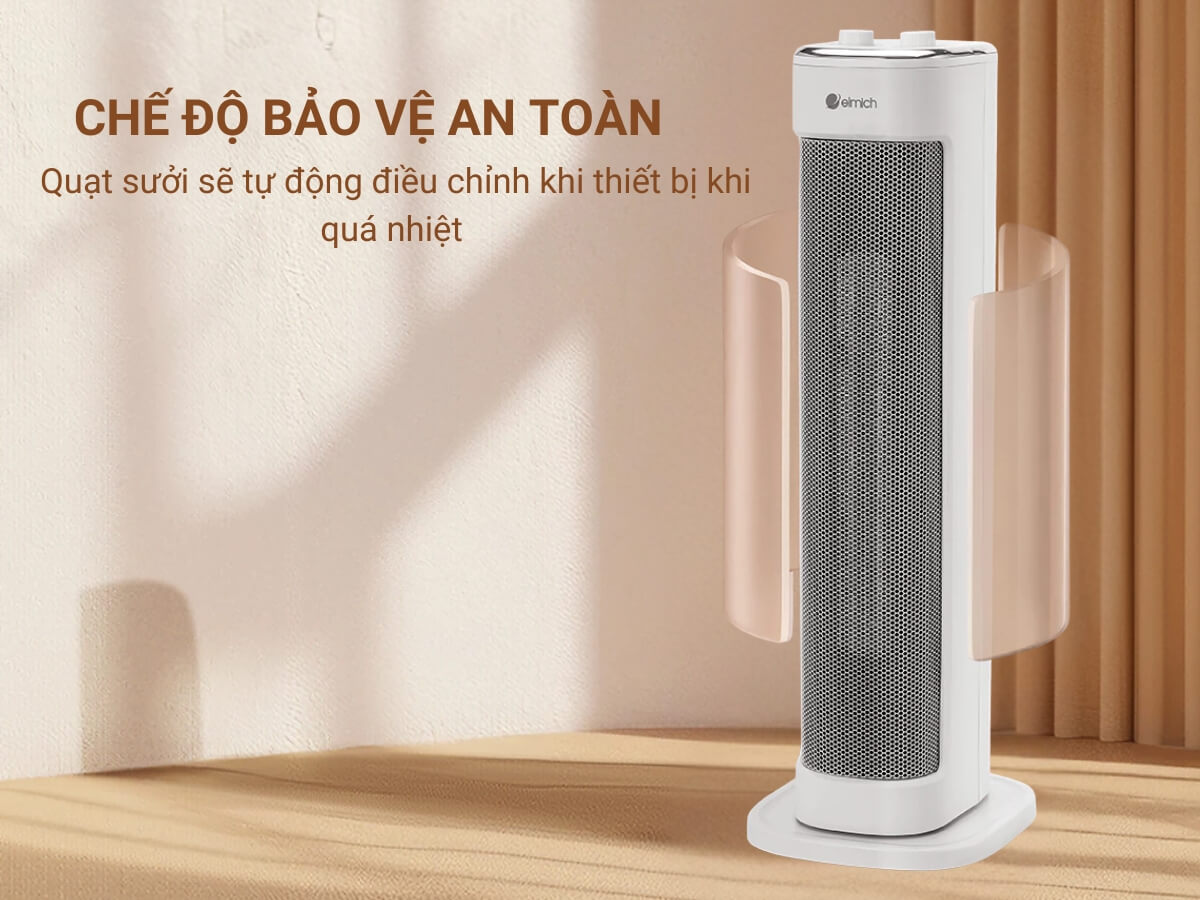 máy sưởi gốm elmich che-8644