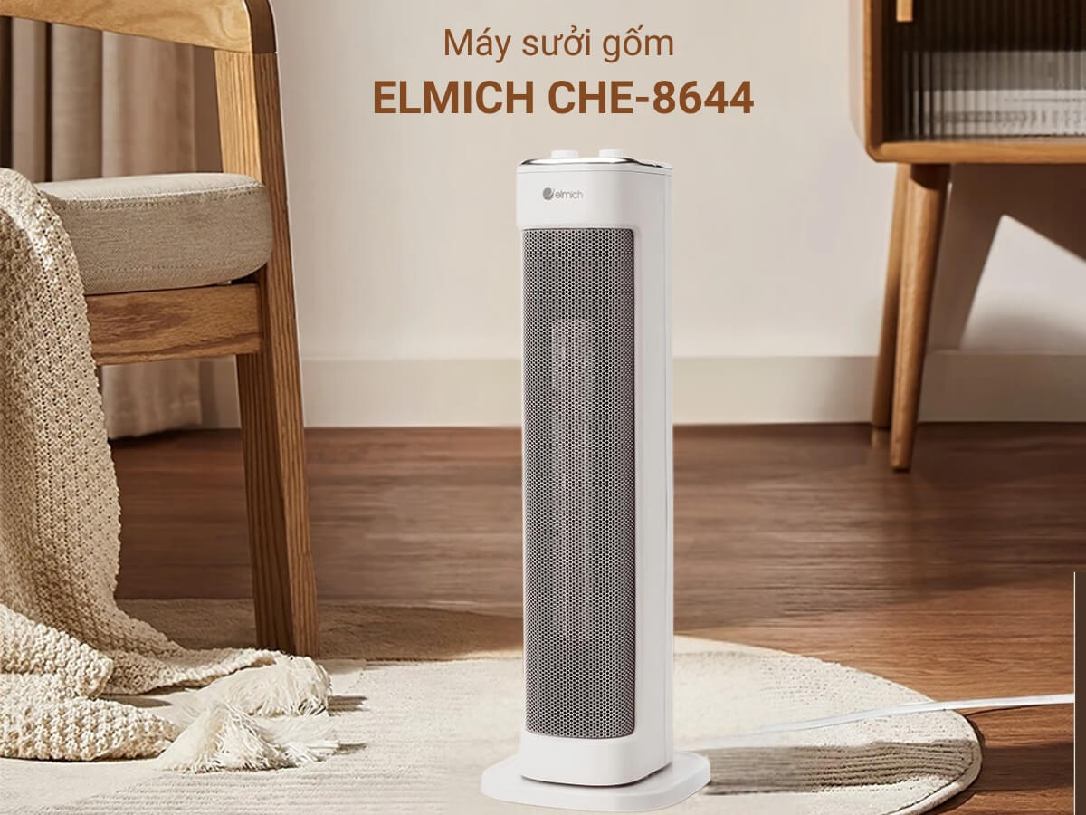 máy sưởi gốm elmich che-8644
