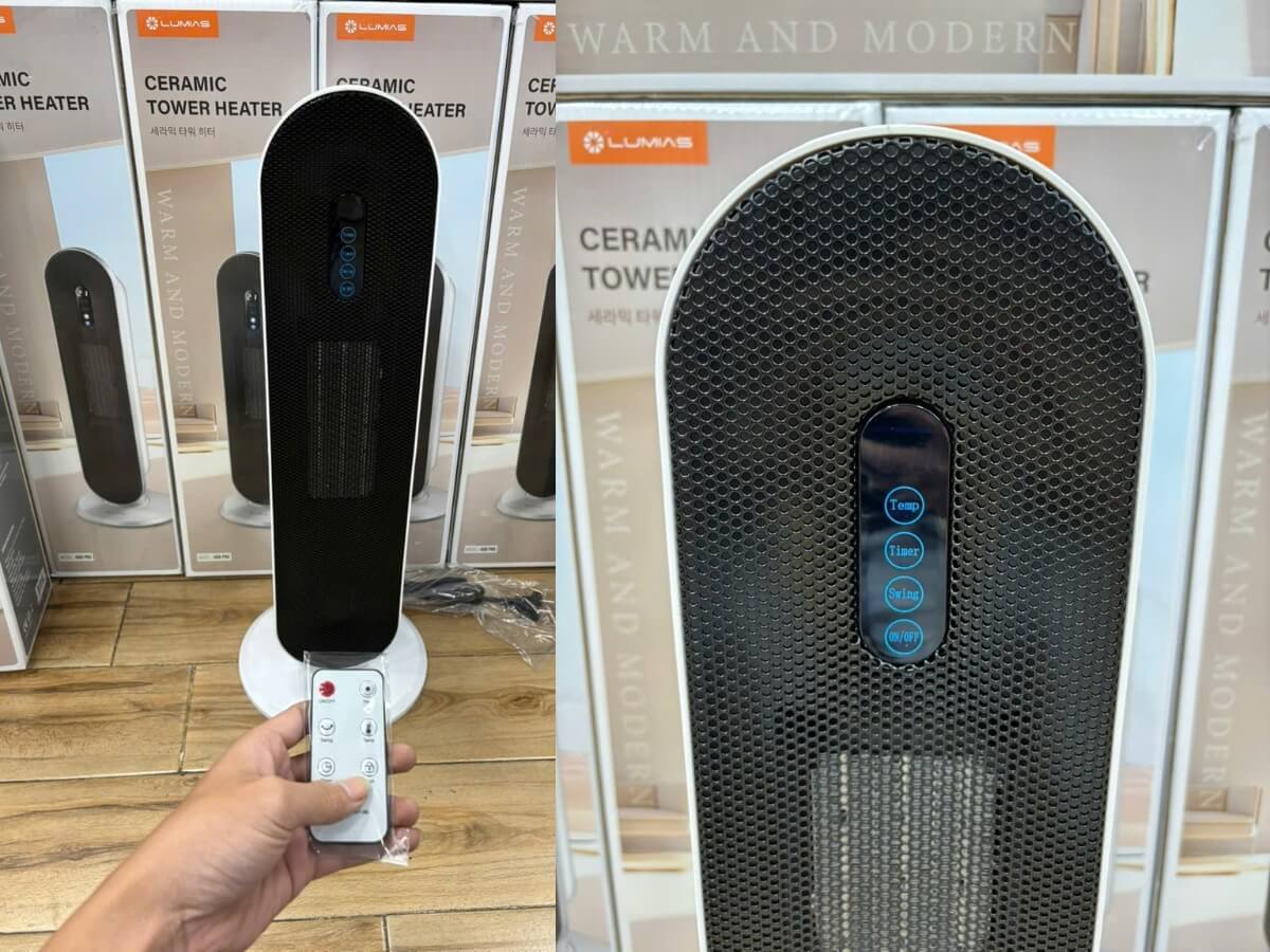 máy sưởi gốm lumias h08 pro 