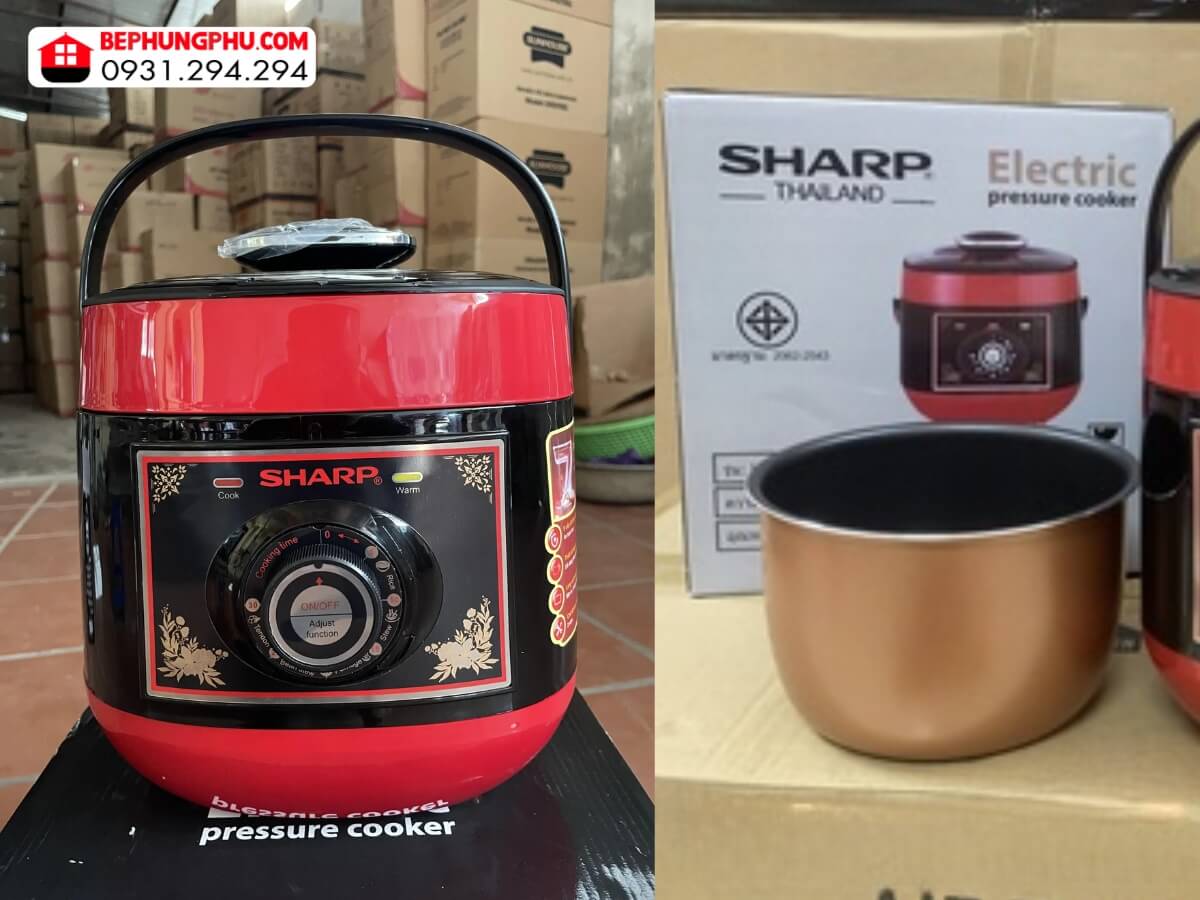 nồi áp suất điện sharp ks-132