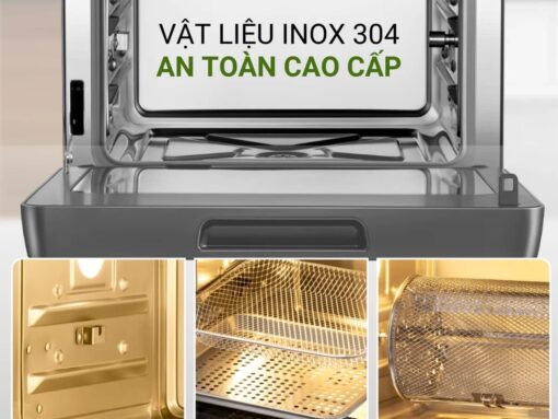 nồi chiên hơi nước olivo sf16 pro 2025 (7)
